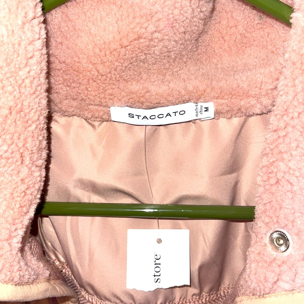 NWT Staccato jacket. Pink with 2 pockets and a front chest pocket. Very cute! - Picture 2 of 15